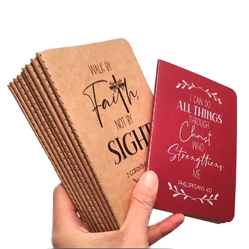 Kraft paper B5 sewn grid notebook with lined pages