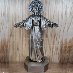 Jesus Statue with LED Halo Lighting