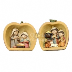 Nacimiento en forma de manzana