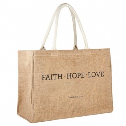 Jute Tote Bag (Single-sided Single-color Printing)