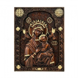 Holy Mary and Child Christian Church Wall decor Wooden Plague