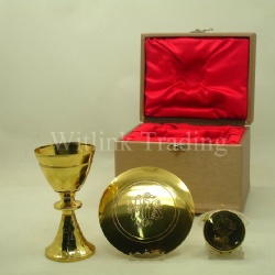 Set of Chalice, Paten & Pyx